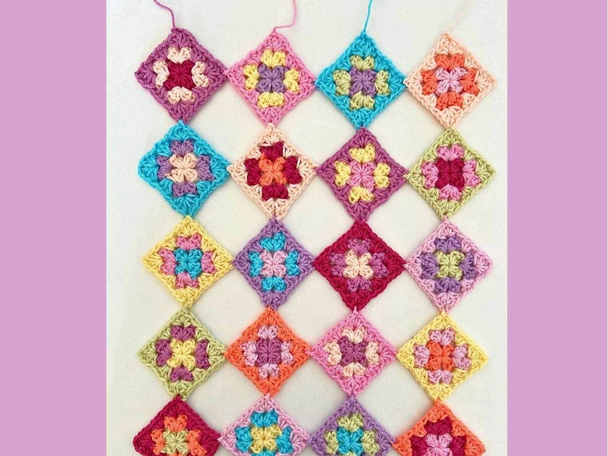 Granny Square Wall Hanging