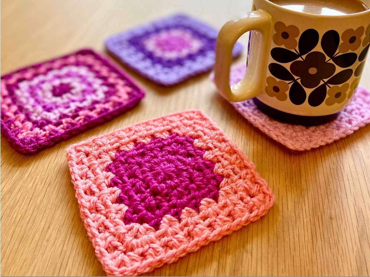 The Spring Square -a modern variation of the Granny Square